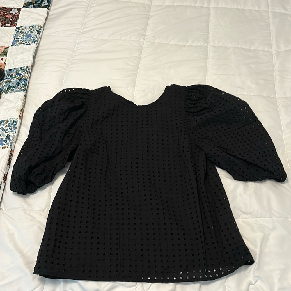 Black blouse, size M
